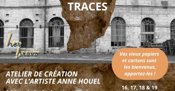 Affiche de création avec l'artiste Anne Houel - septembre 2026