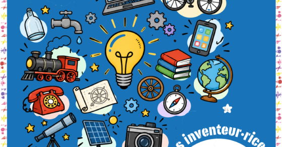 Affiches - Les bébés lecteurs - 23 septembre - 10h - Thématique : Les inventions et les inventeur·rices