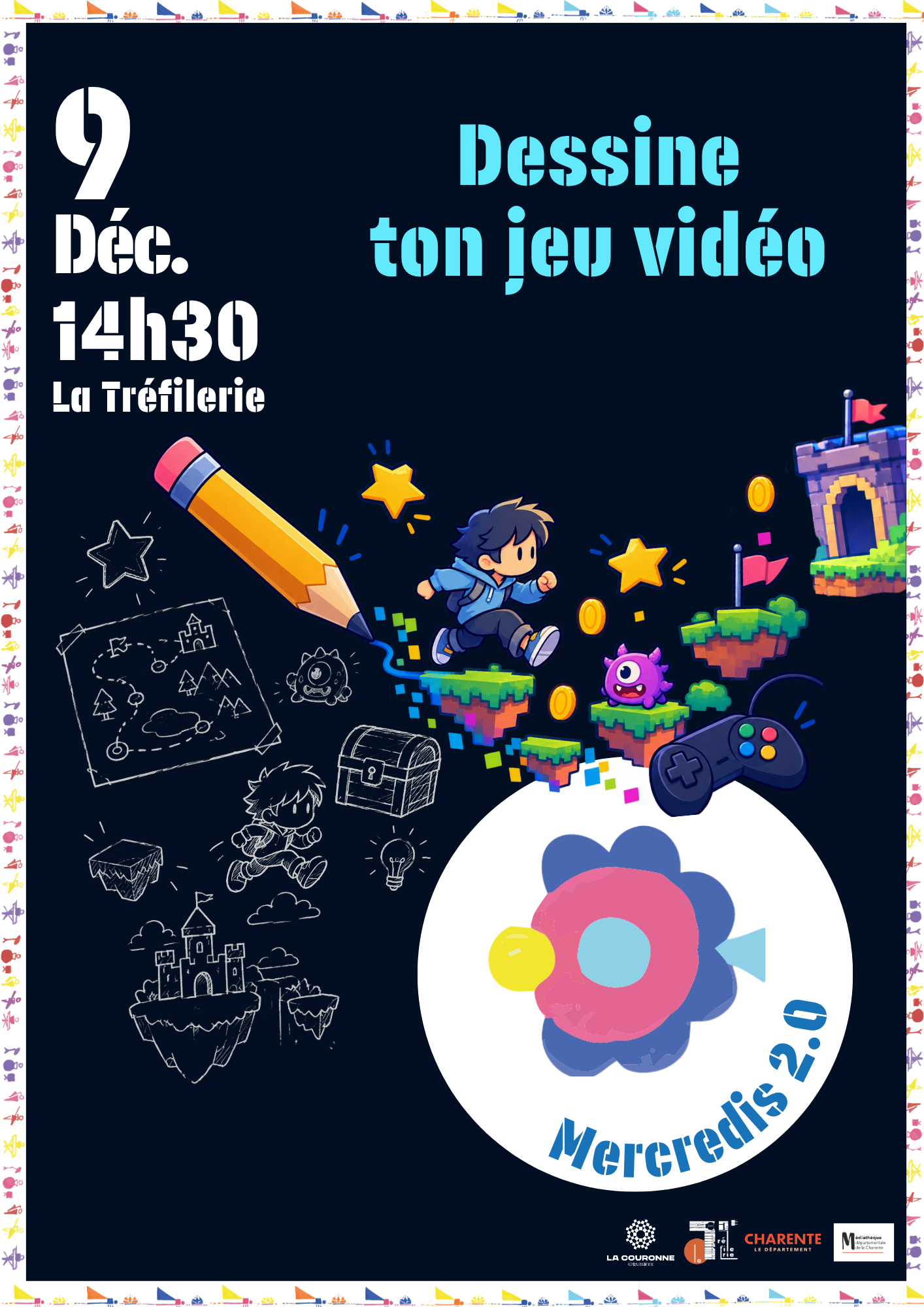 Mercredis 2.0 – Dessine ton jeu vidéo