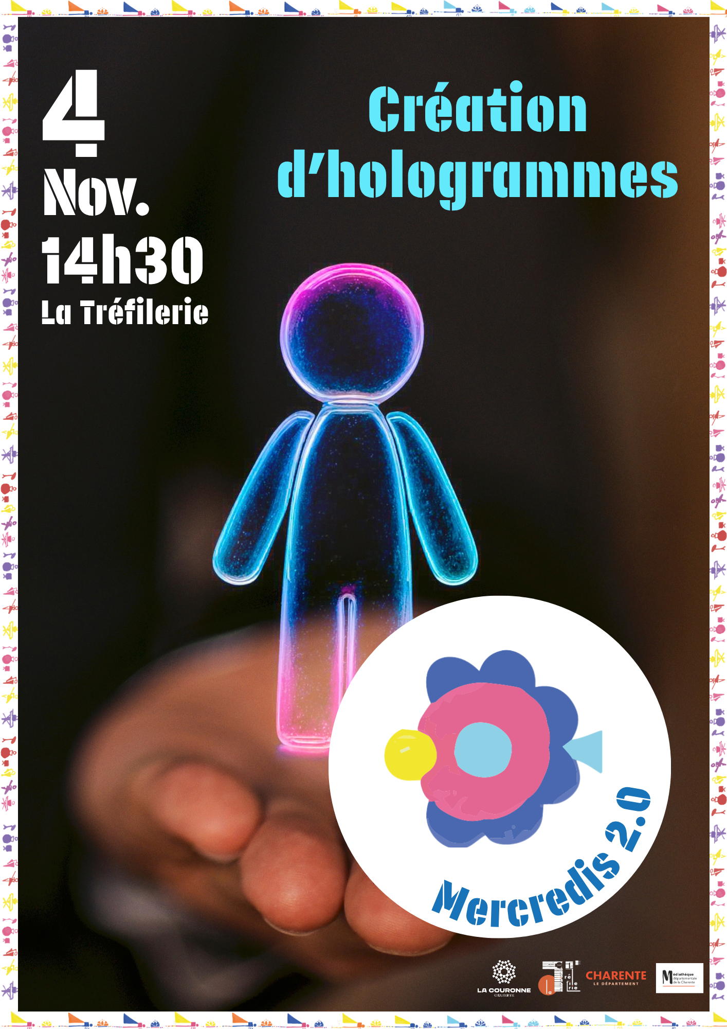 Mercredi 2.0 – Création d’hologrammes