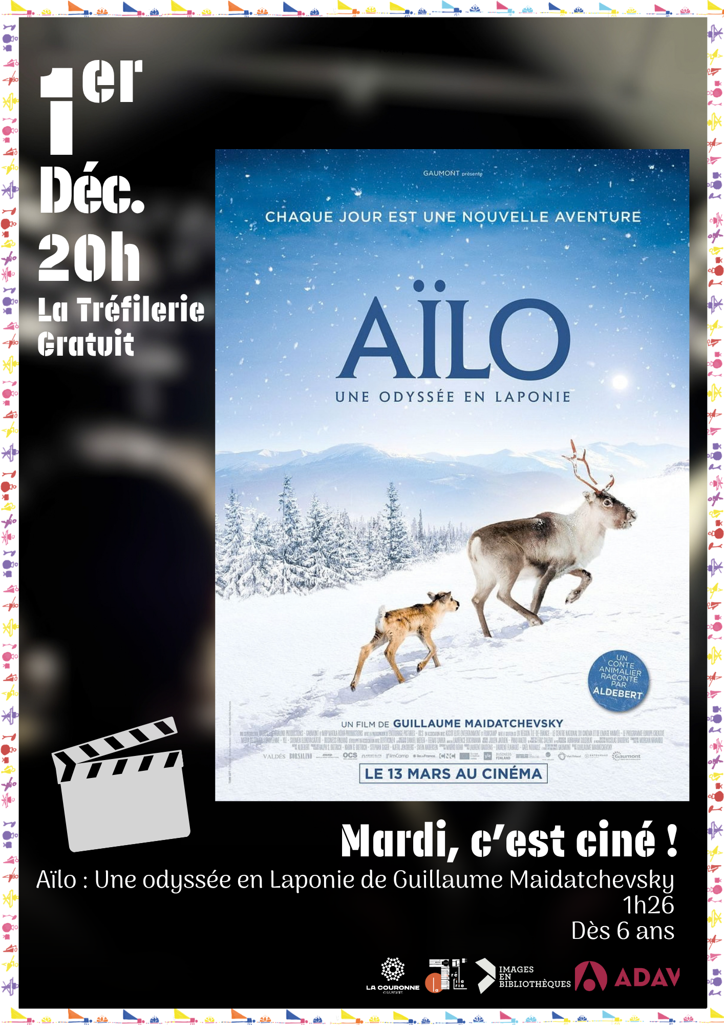 Mardi, c’est ciné ! – « Aïlo : Une odyssée en Laponie »