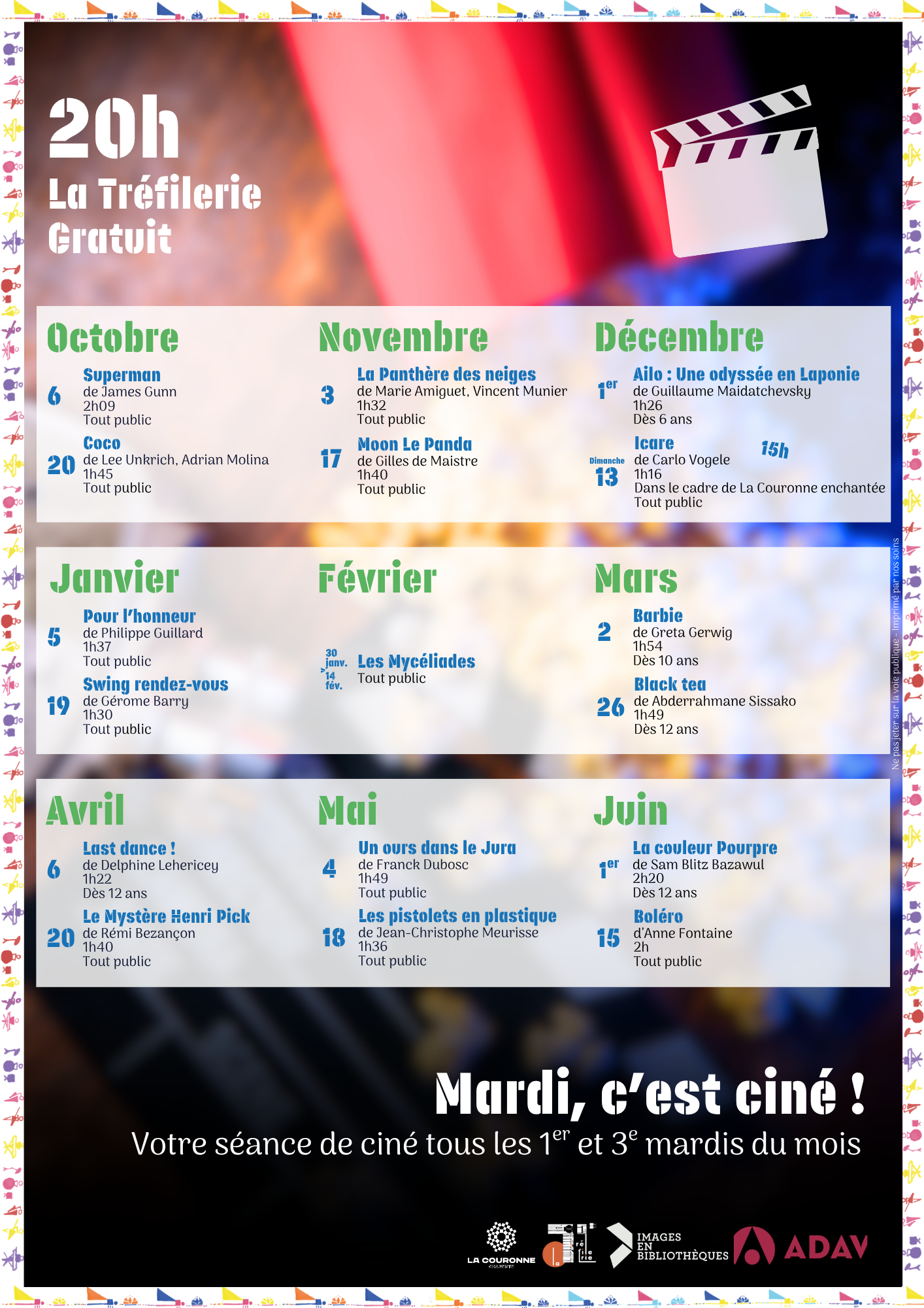 VALIDÉ – Programme cIné – A4