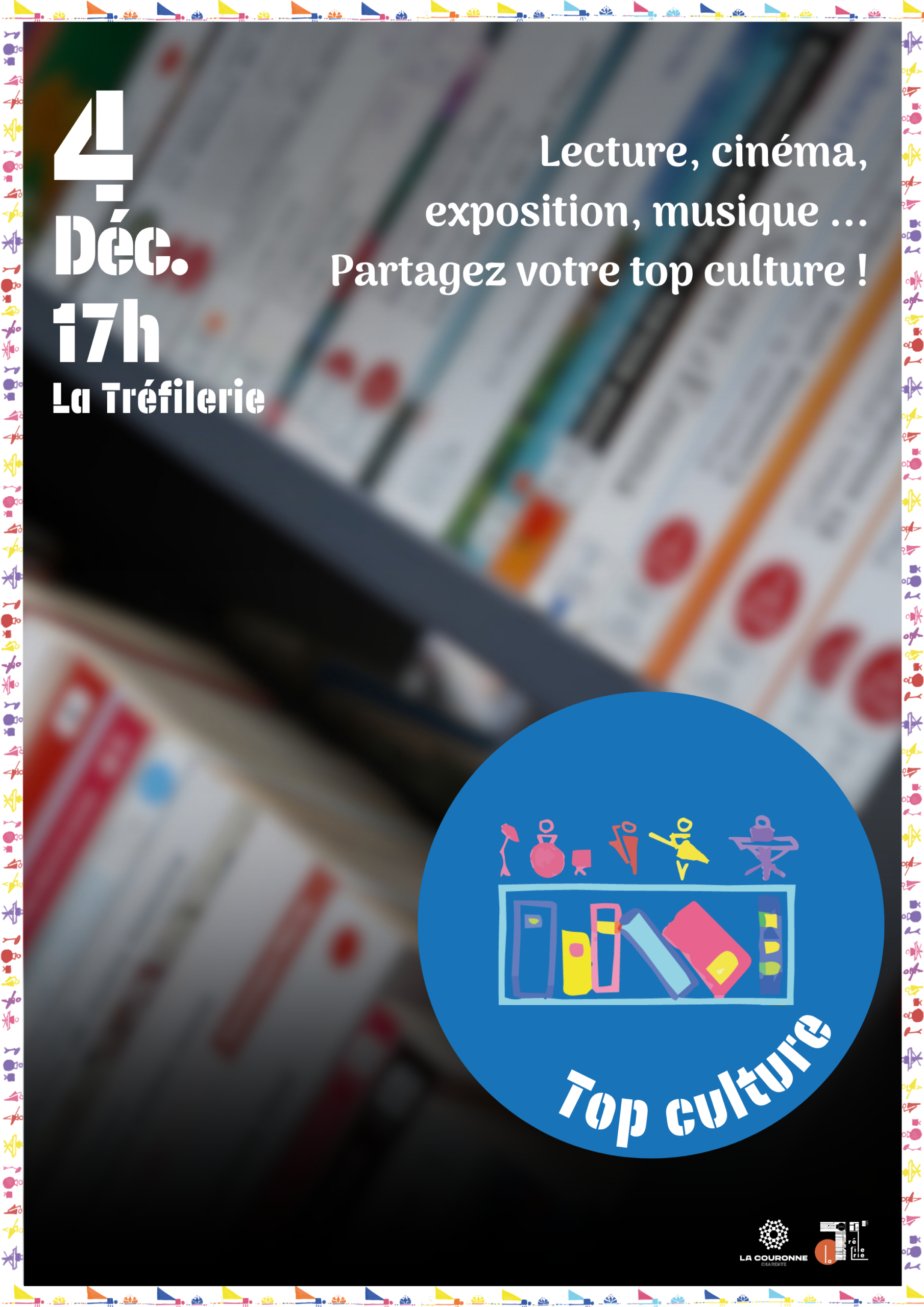 Affiche Top culture Vendredi 4 décembre 2026 Affiche Top culture Vendredi 4 décembre 2026