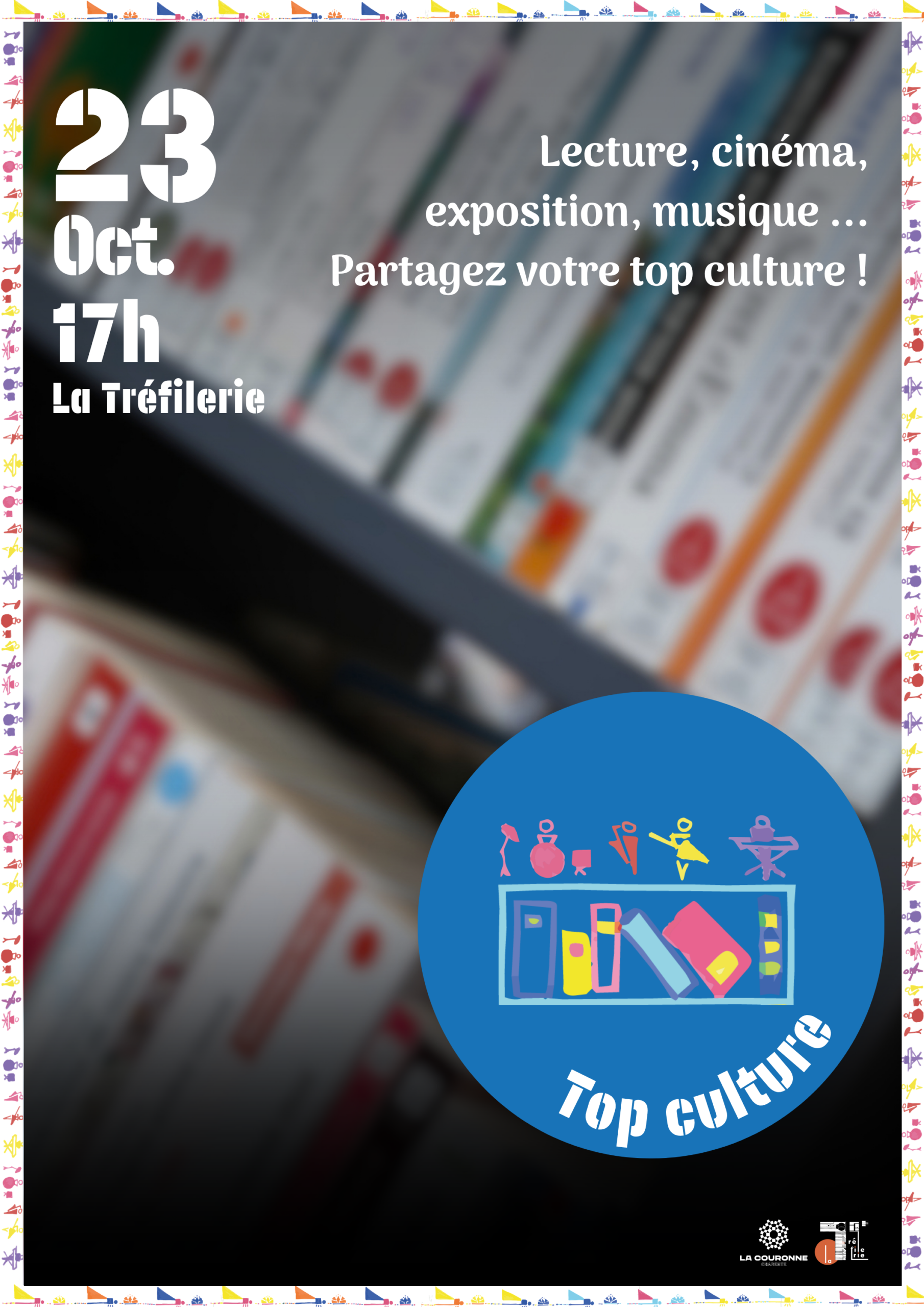 Affiche Top culture Vendredi 23 octobre 2026 Affiche Top culture Vendredi 23 octobre 2026