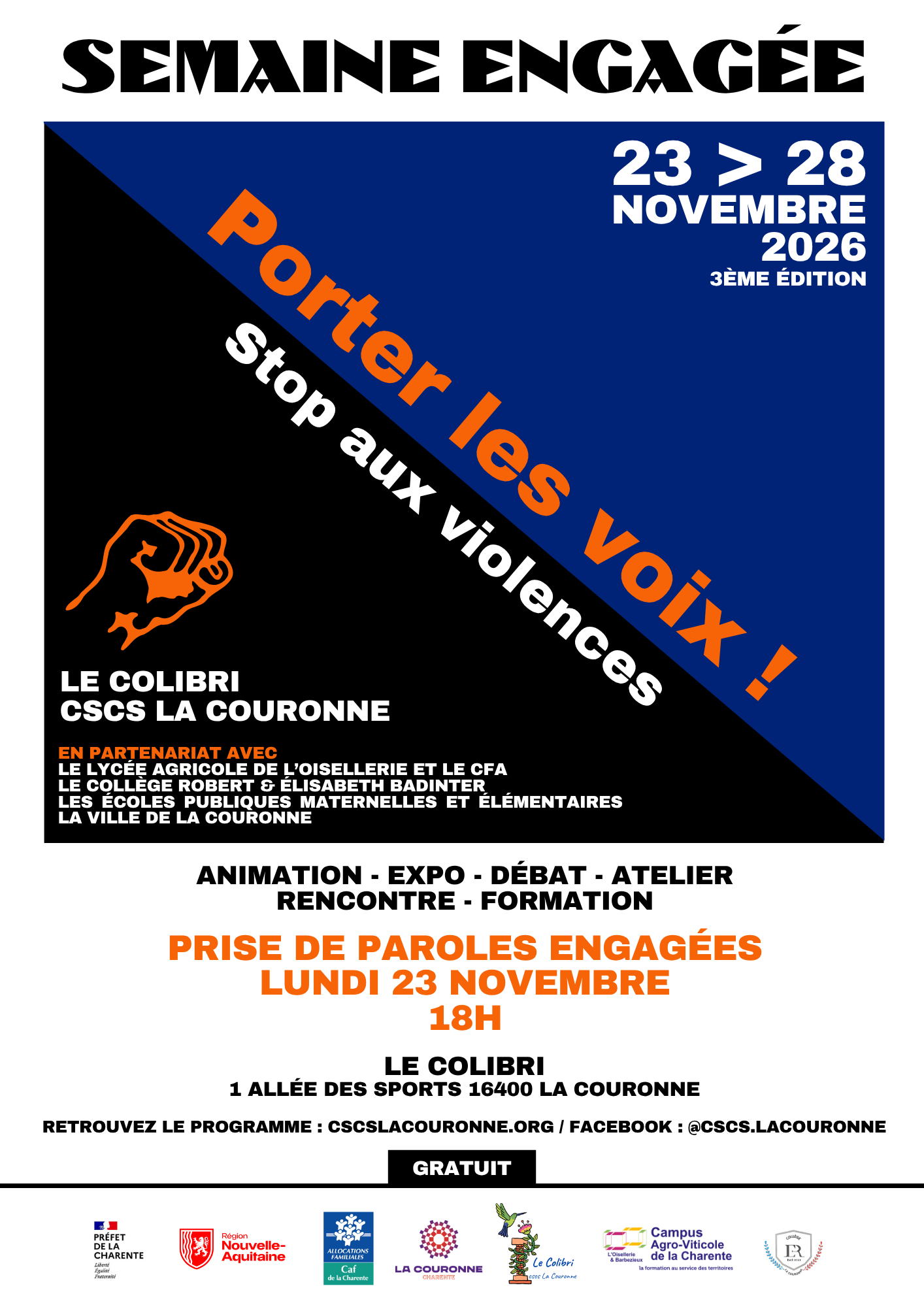 Affiche Semaine Engagée 2026