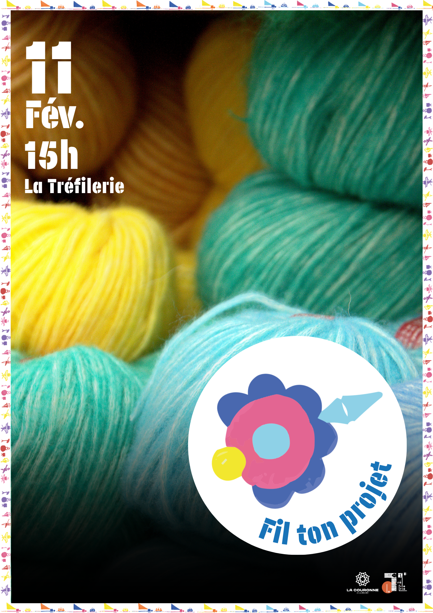 Affiche fil ton projet du jeudi 11 février à 15h à La Tréfilerie Affiche fil ton projet du jeudi 11 février à 15h à La Tréfilerie