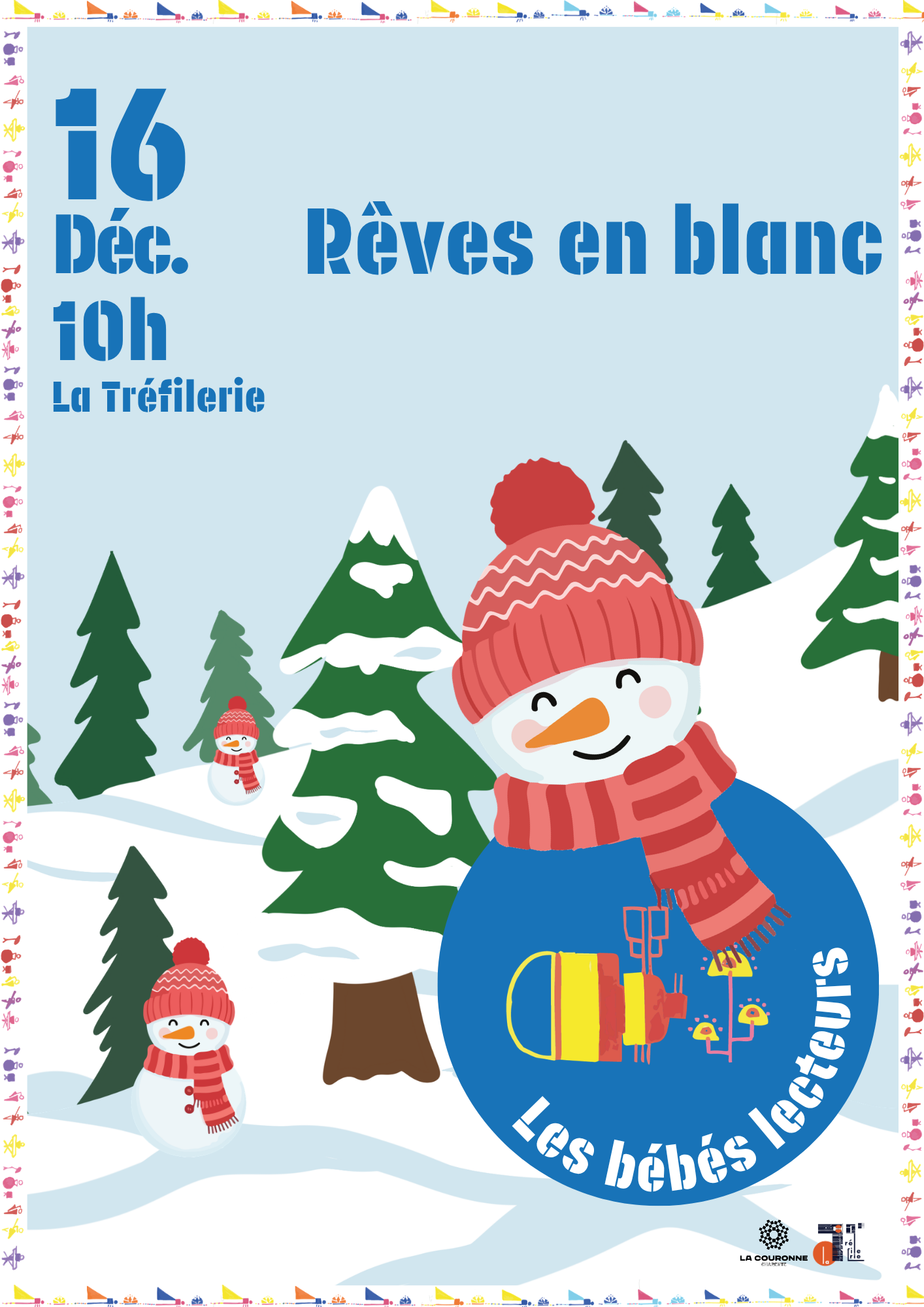 Affiche bébés lecteurs mercredi 16 décembre à 10h Affiche bébés lecteurs mercredi 16 décembre à 10h